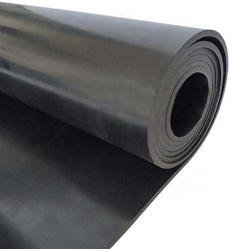 Black Hypalon Rubber Sheet