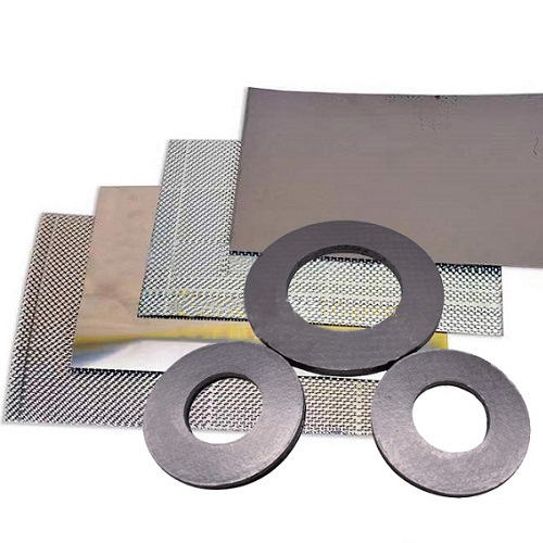 SS304 or SS316 Flat Foil Reinforced Graphite Gaskets